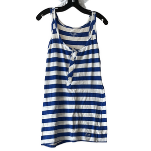 Le Tigre Navy and White Striped Tank